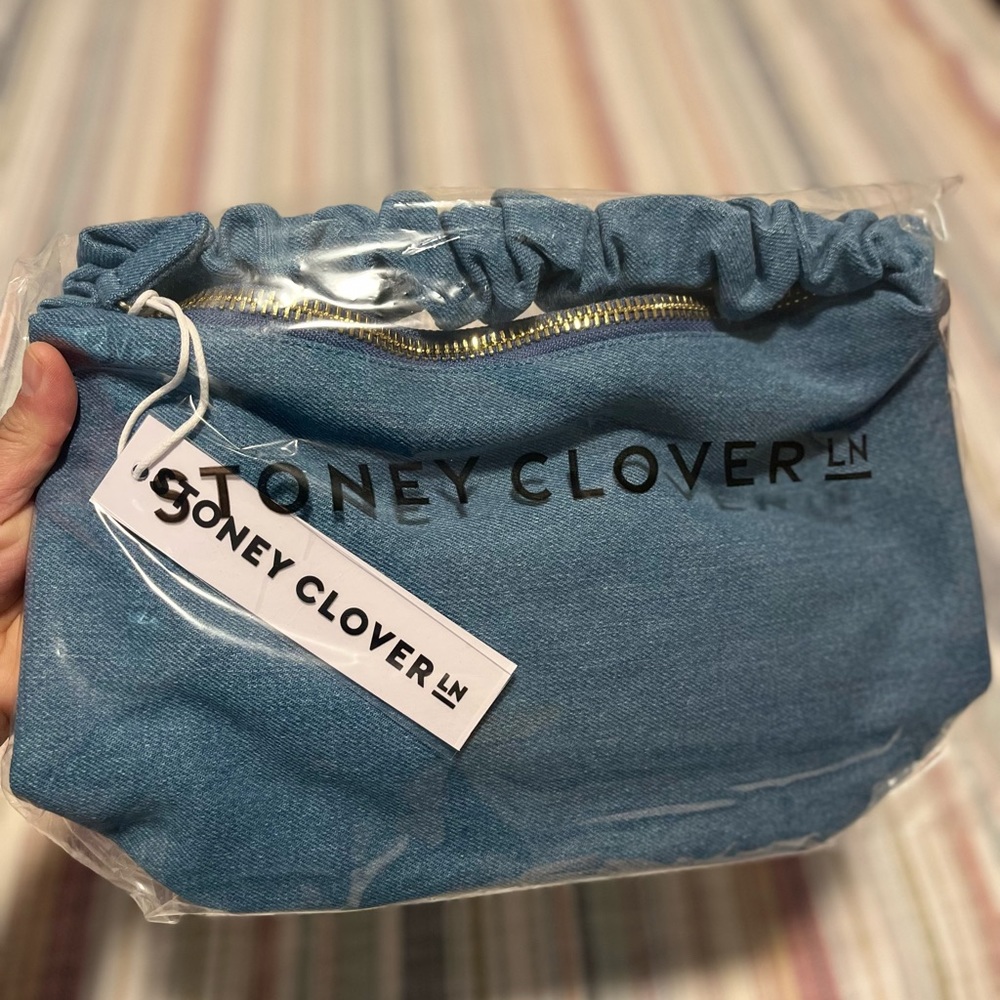Stoney Clover Lane Nylon Scrunch Handle Bag (denim)